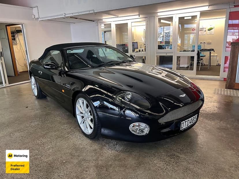 2002 Aston Martin DB7 Vantage Cabrio Black Convertible, Sport VANTAGE CABRIO