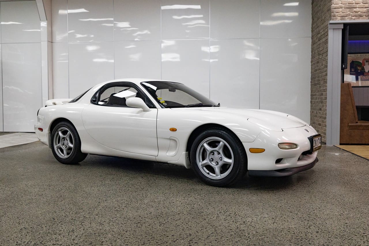 Mazda RX-7 FD in white — one of the best JDM cars to import to the USA