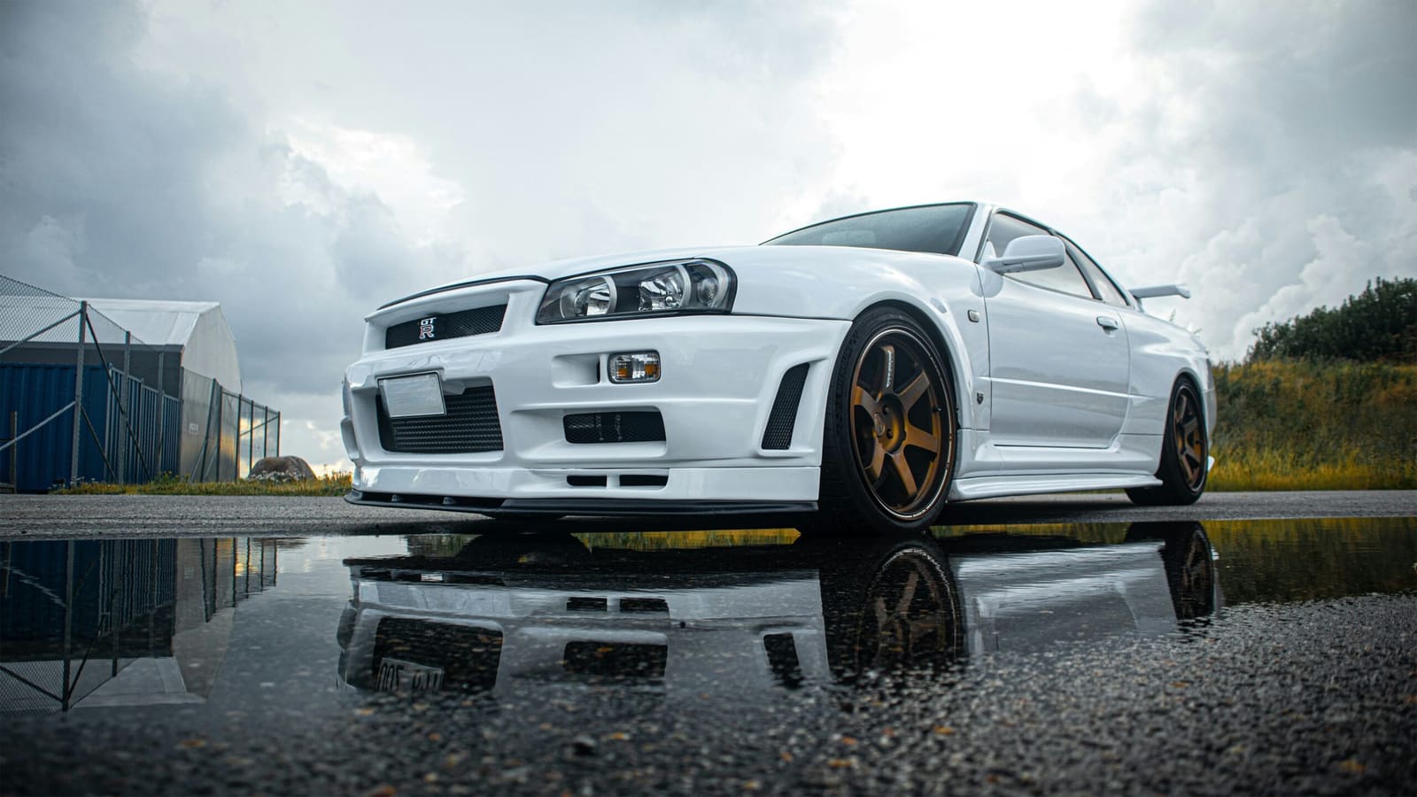 A 2000 Skyline GT-R R34 — the kind of car that increasingly moves through both Australian SEVS and 25-year personal-import channels.
